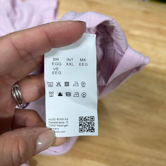 Boss Hugo Boss Regular Fit Collared Short Sleeve Button Placket Polo Shirt XXL - Picture 7 of 7